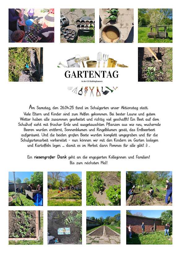 Gartentag April 2025