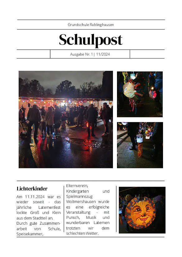PDF Datei des Schulpost Newsletters
