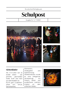 PDF Datei des Schulpost Newsletters