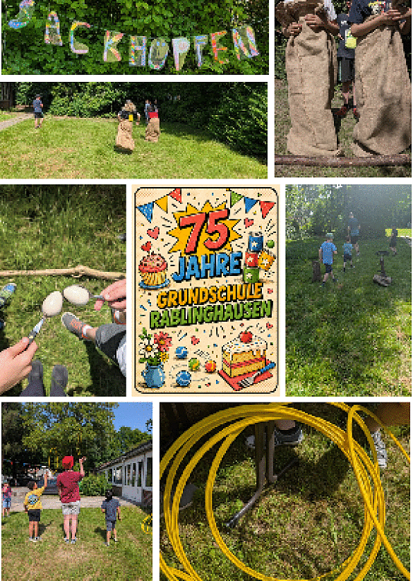 Collage Bilder Schulfest 4
