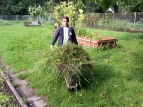 Gartenarbeit ist hart
