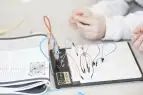 Roboterprojekt  NIBObee in der Hochschule Bremen mit der 2a und 4a