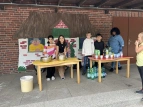 leckere Äpfel und Bananen gespendet von Rewe